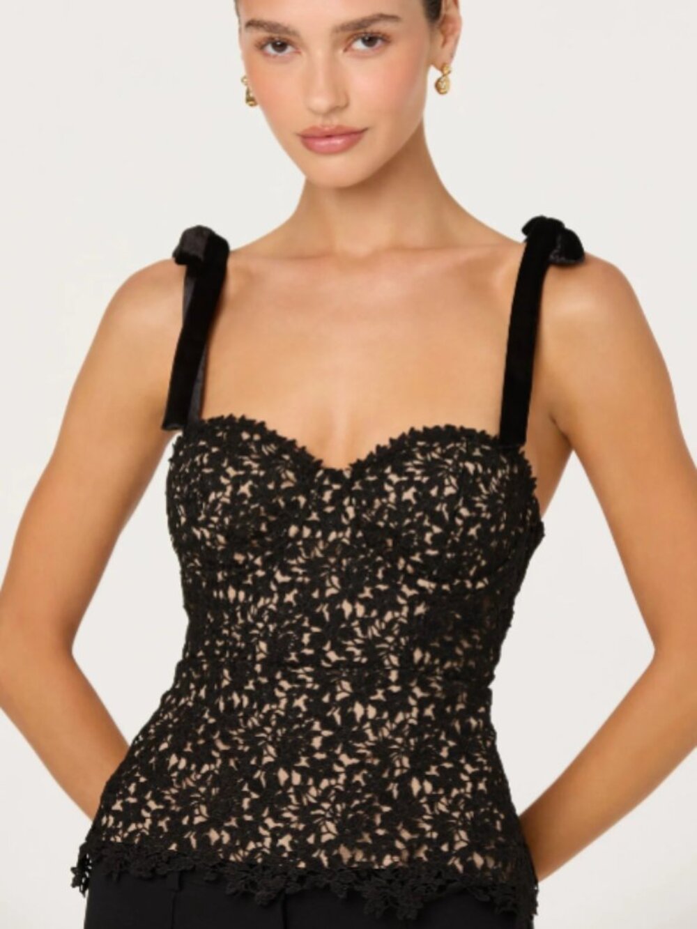NWT Astr The Label Donne Corset Top
